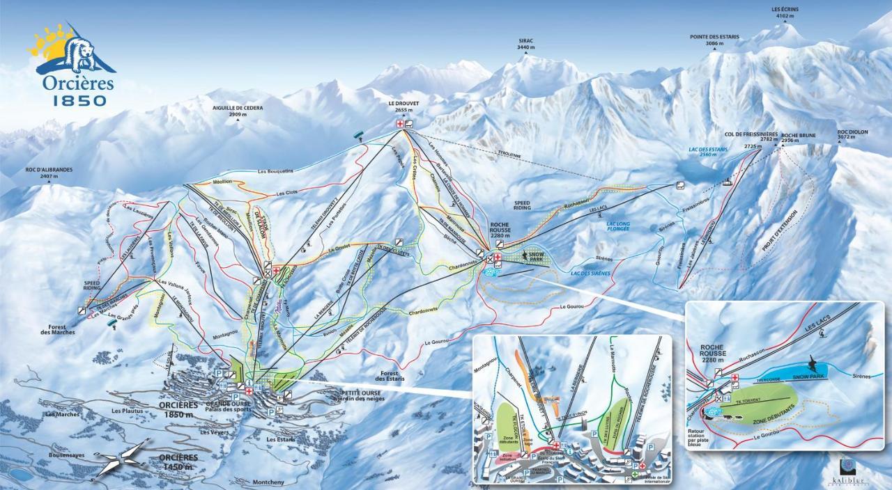 Appartamento Spacieux Au Pied Des Pistes Sans Vue Orcières